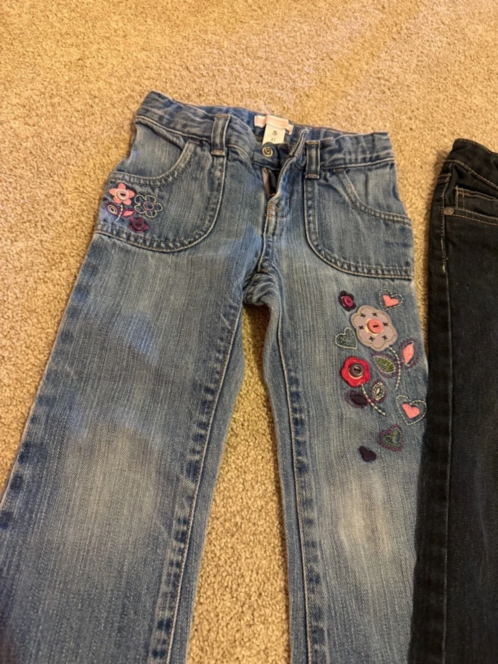 3 Pairs Girls Jeans Bundle Size 4T (Old Navy, Vigoss, Children’s Place)